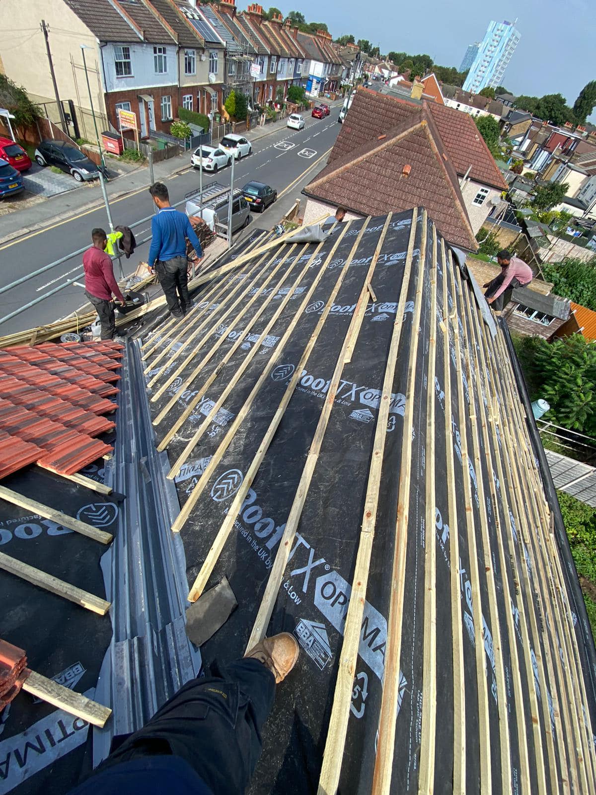Roof waterproofing in Clapham