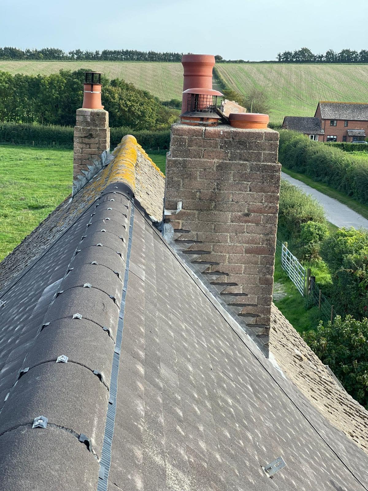 Slate roof restoration in Greenwich