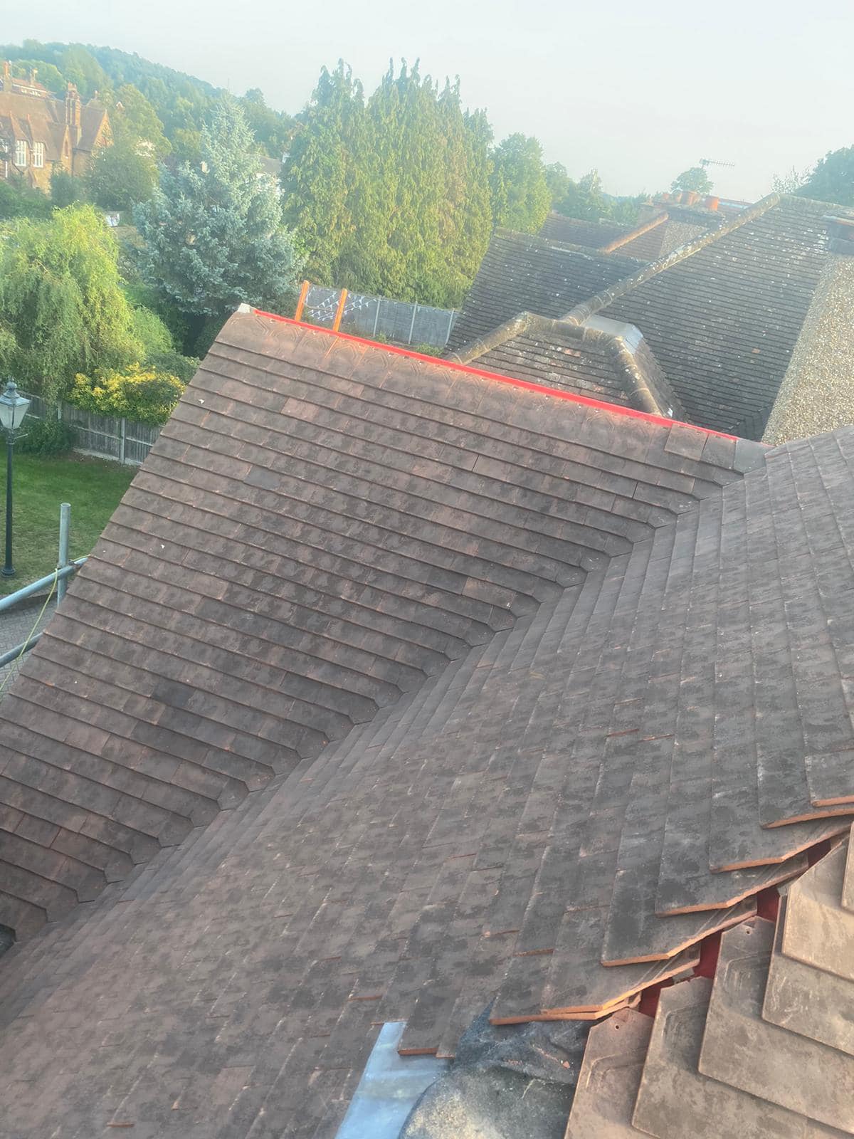 Commercial roof restoration in Canary Wharf