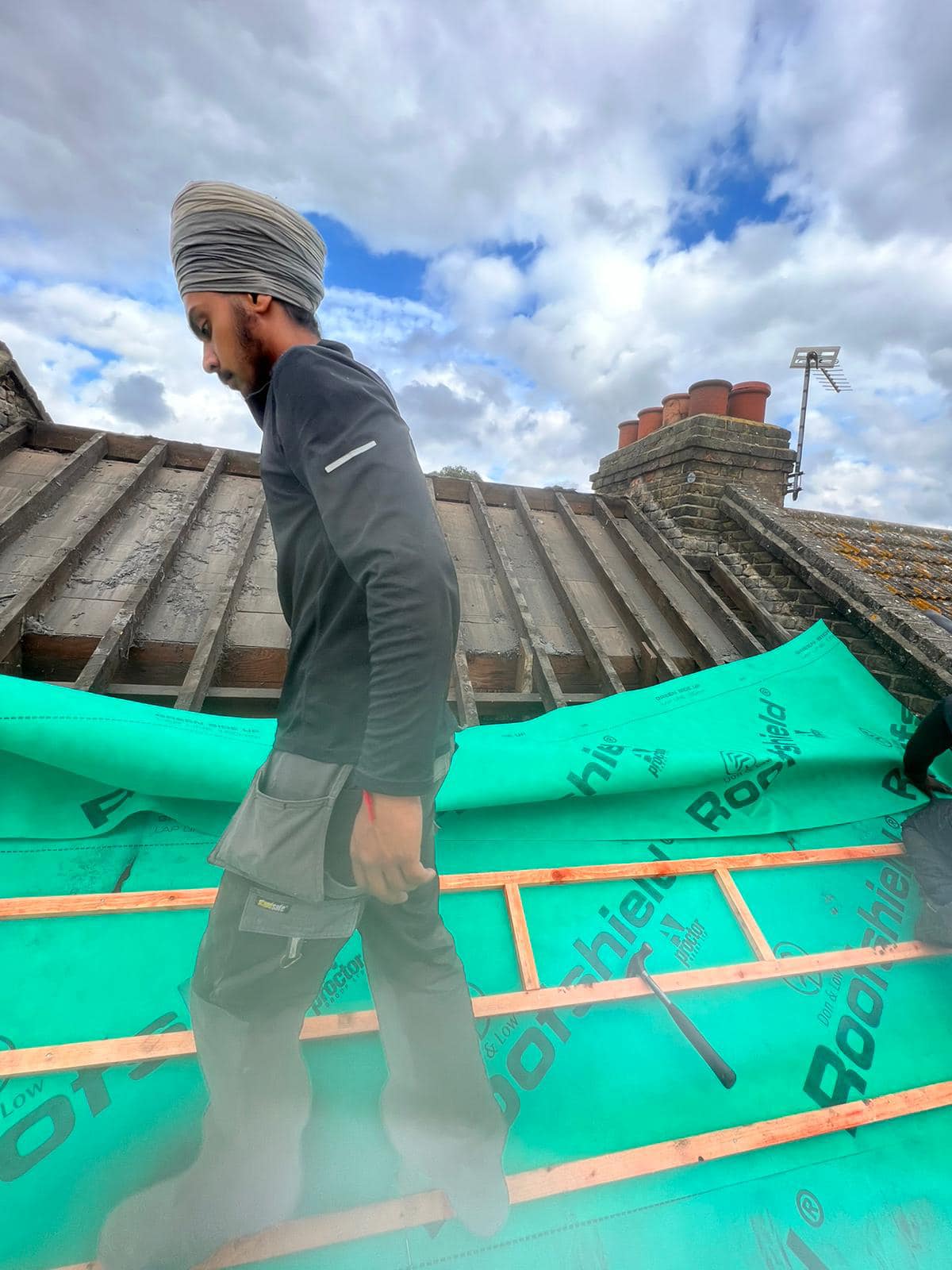 Roof repair completed in Bermondsey, South London