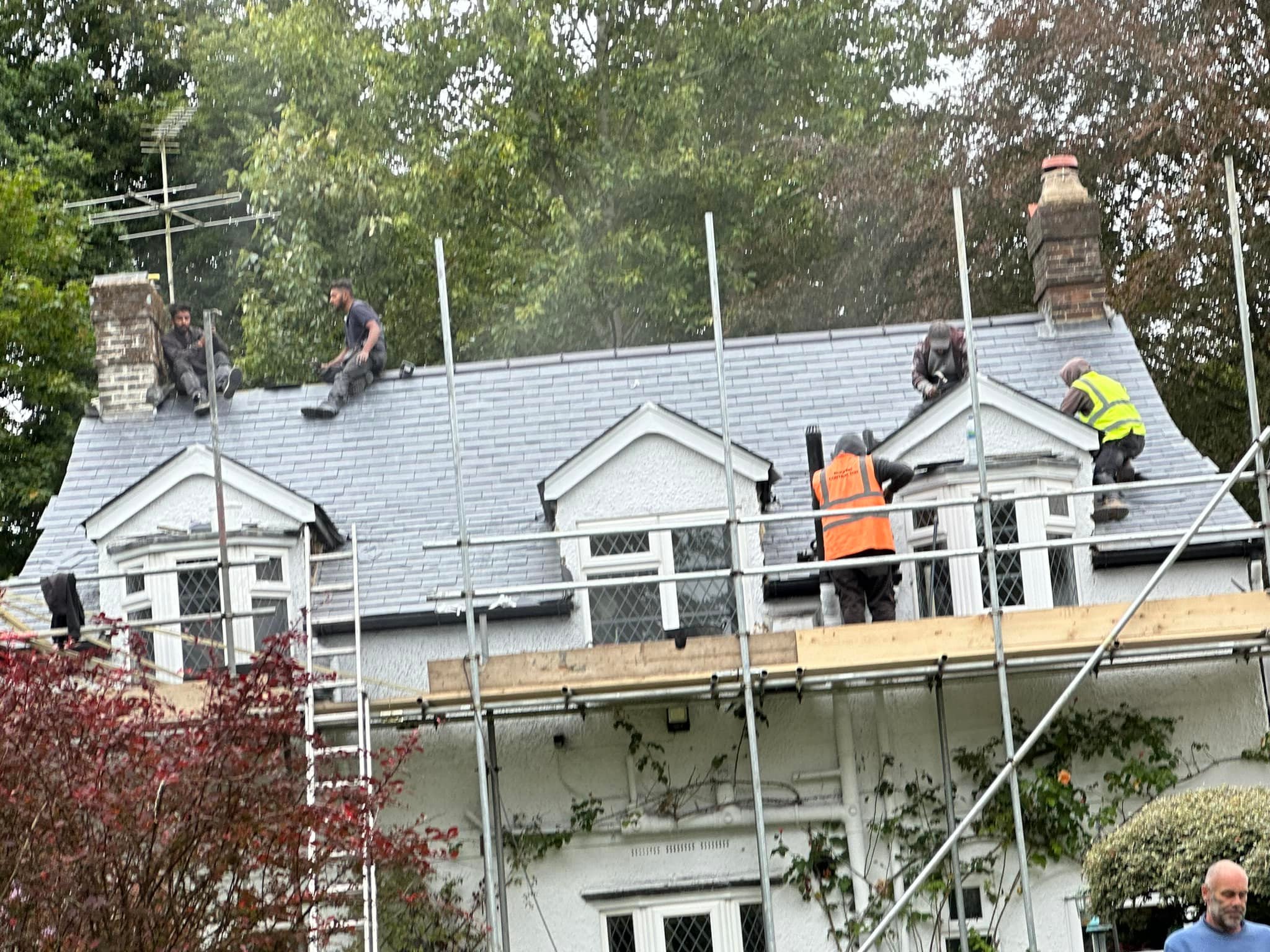Lead flashing in Westminster
