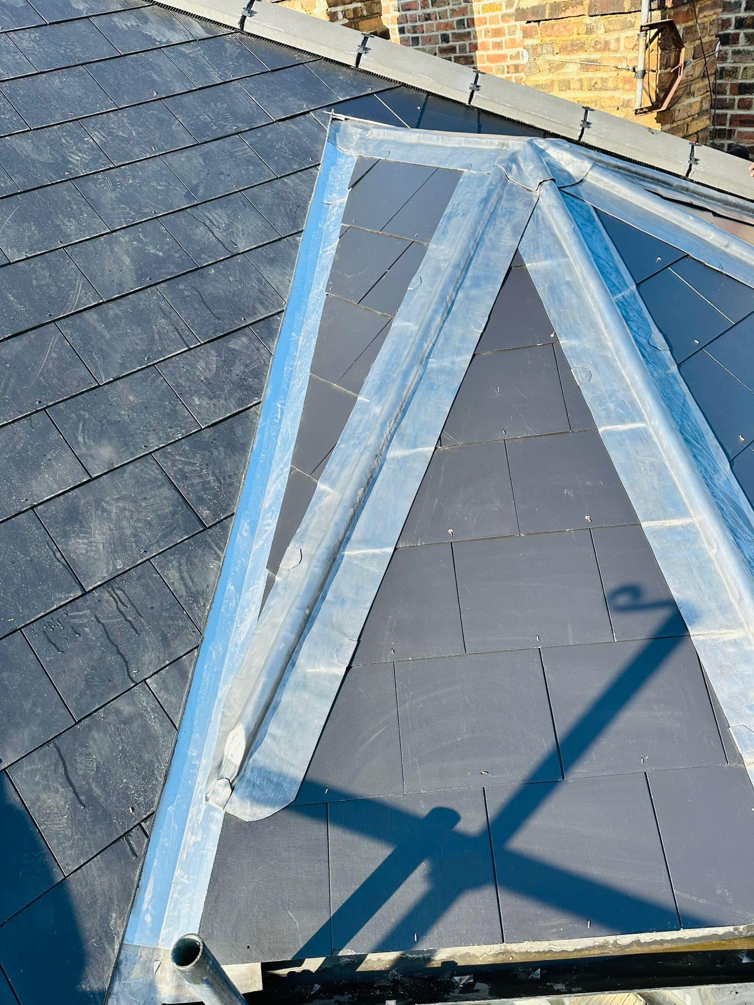 Lead flashing in Westminster