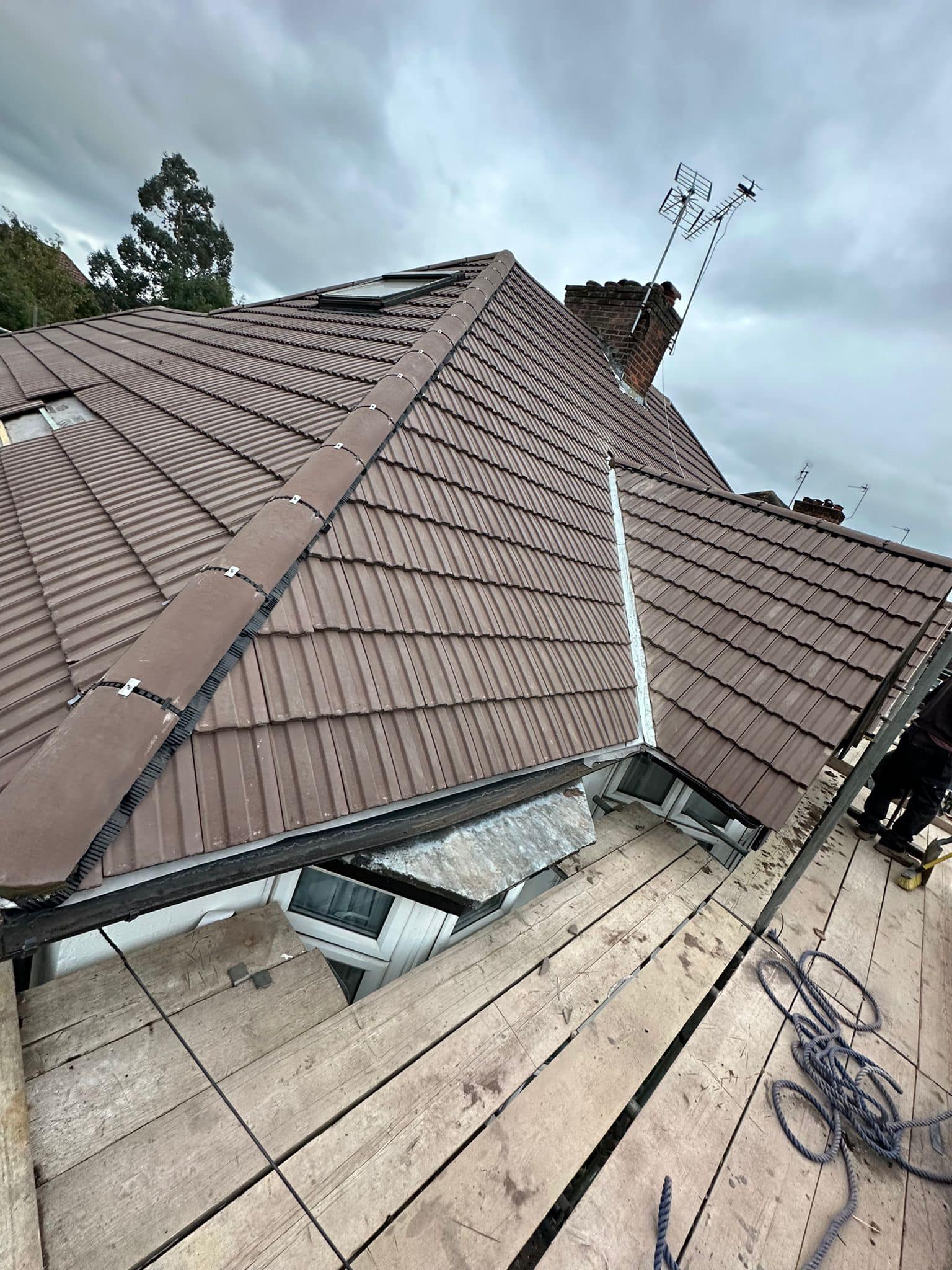 Lead flashing in Westminster