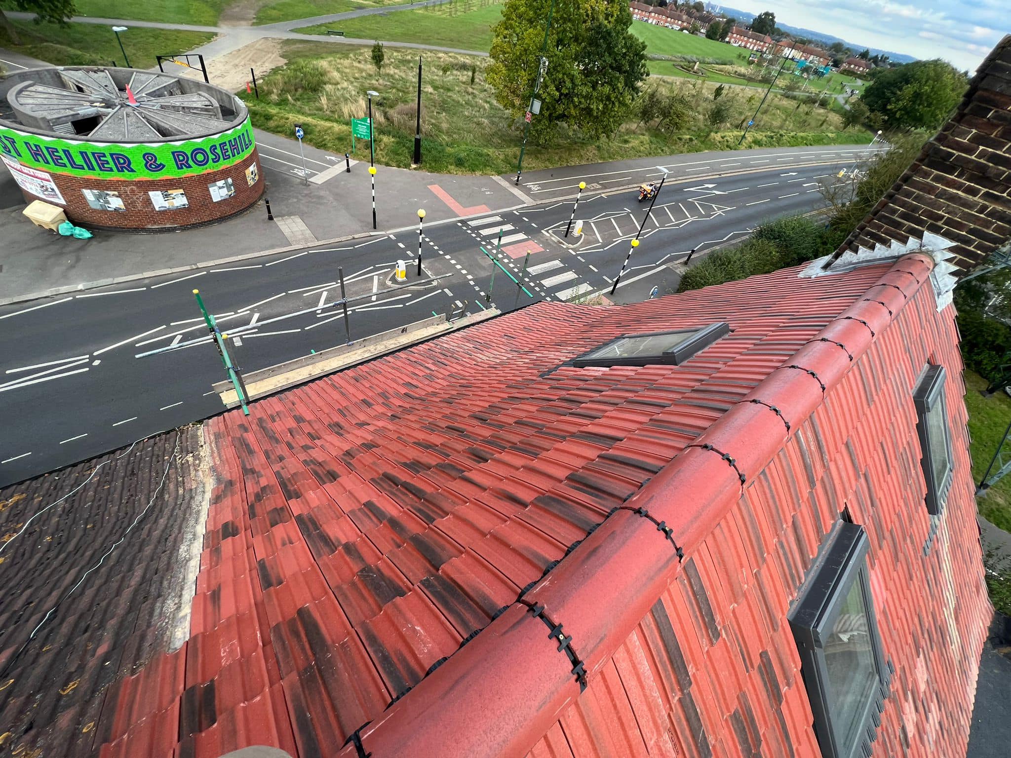 GRP fibreglass roof in Peckham