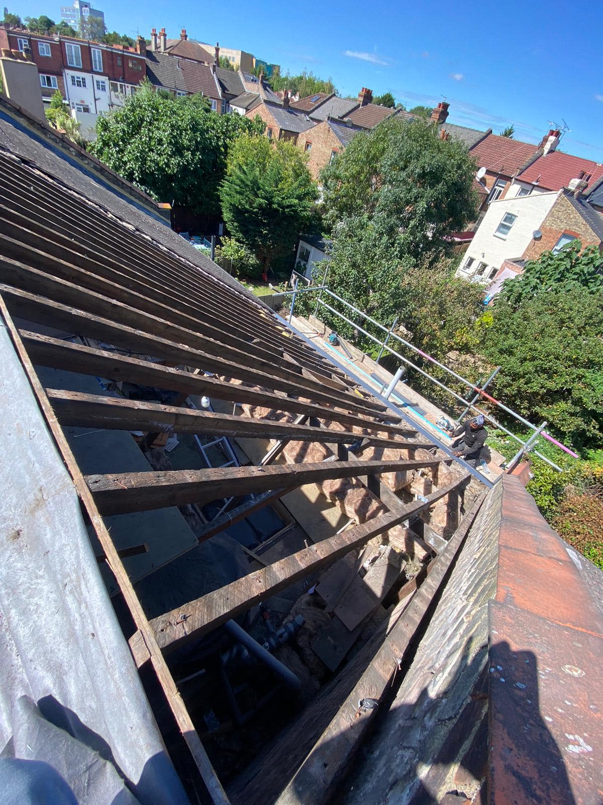 Slate roof restoration in Greenwich