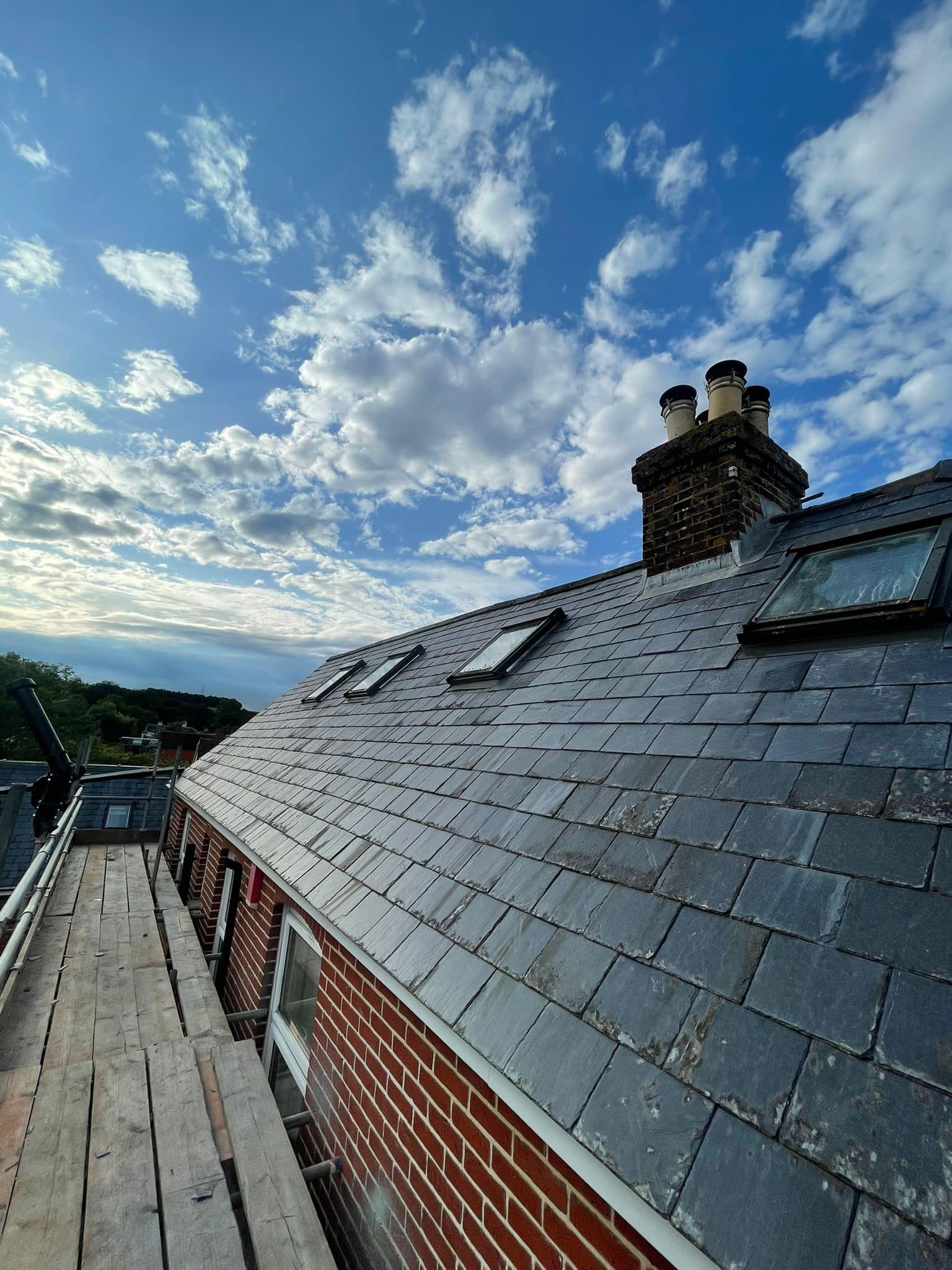 Storm damage repair in Battersea