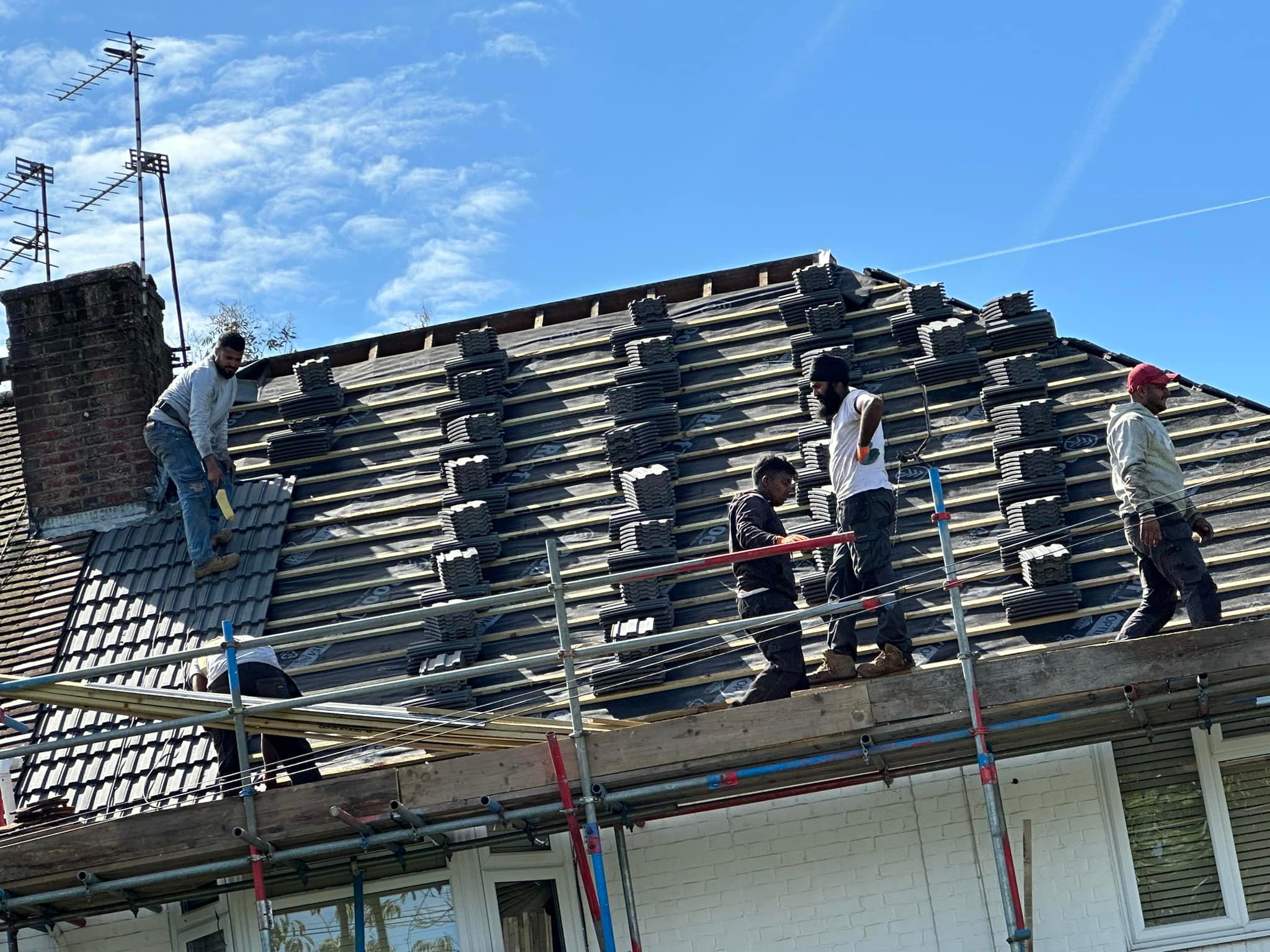 Flat roof replacement in Croydon