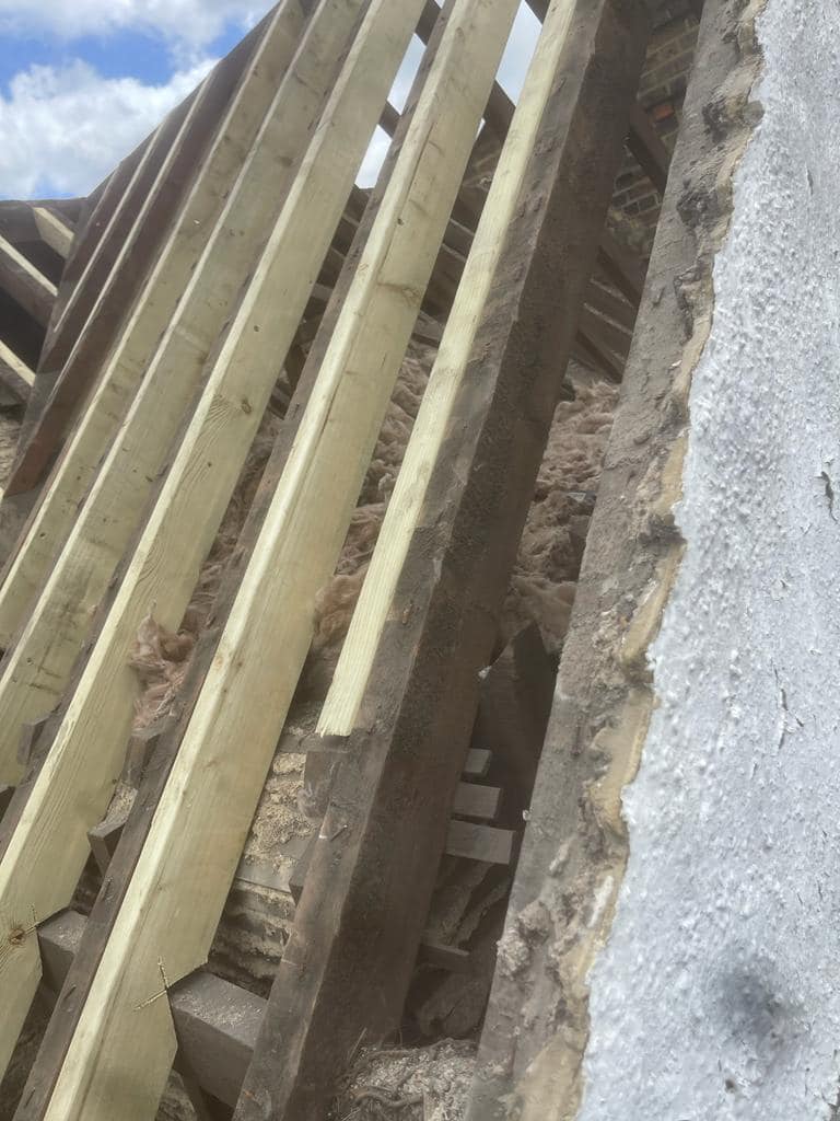 Storm damage repair in Battersea