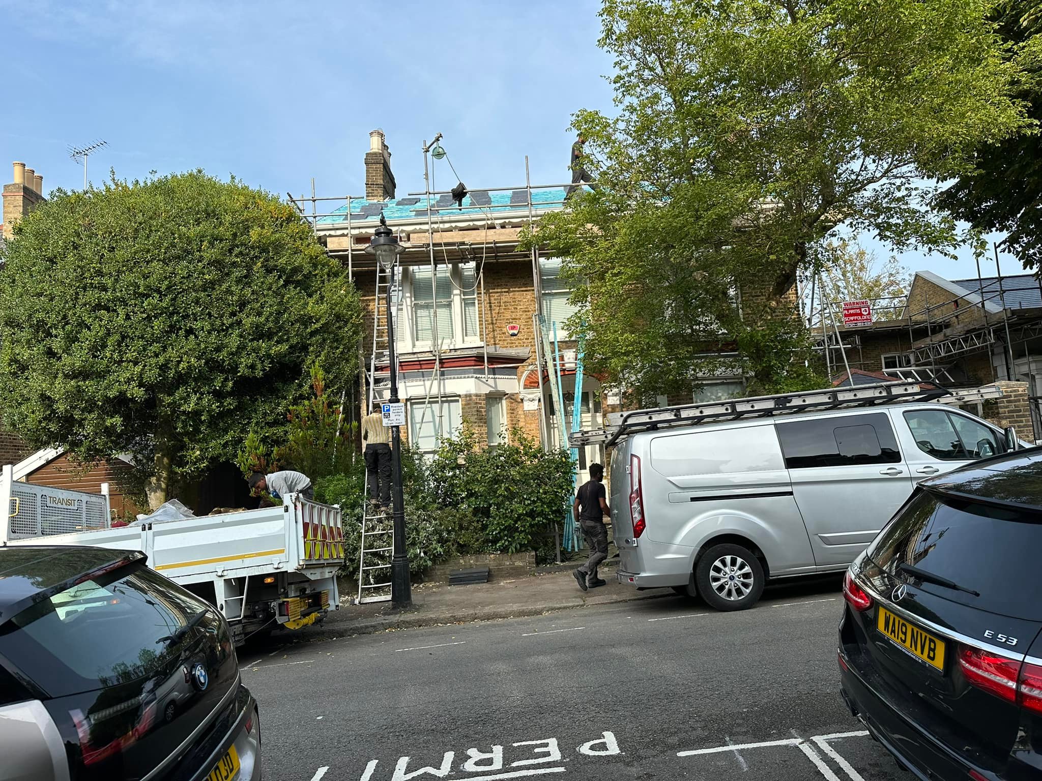Lead flashing in Westminster