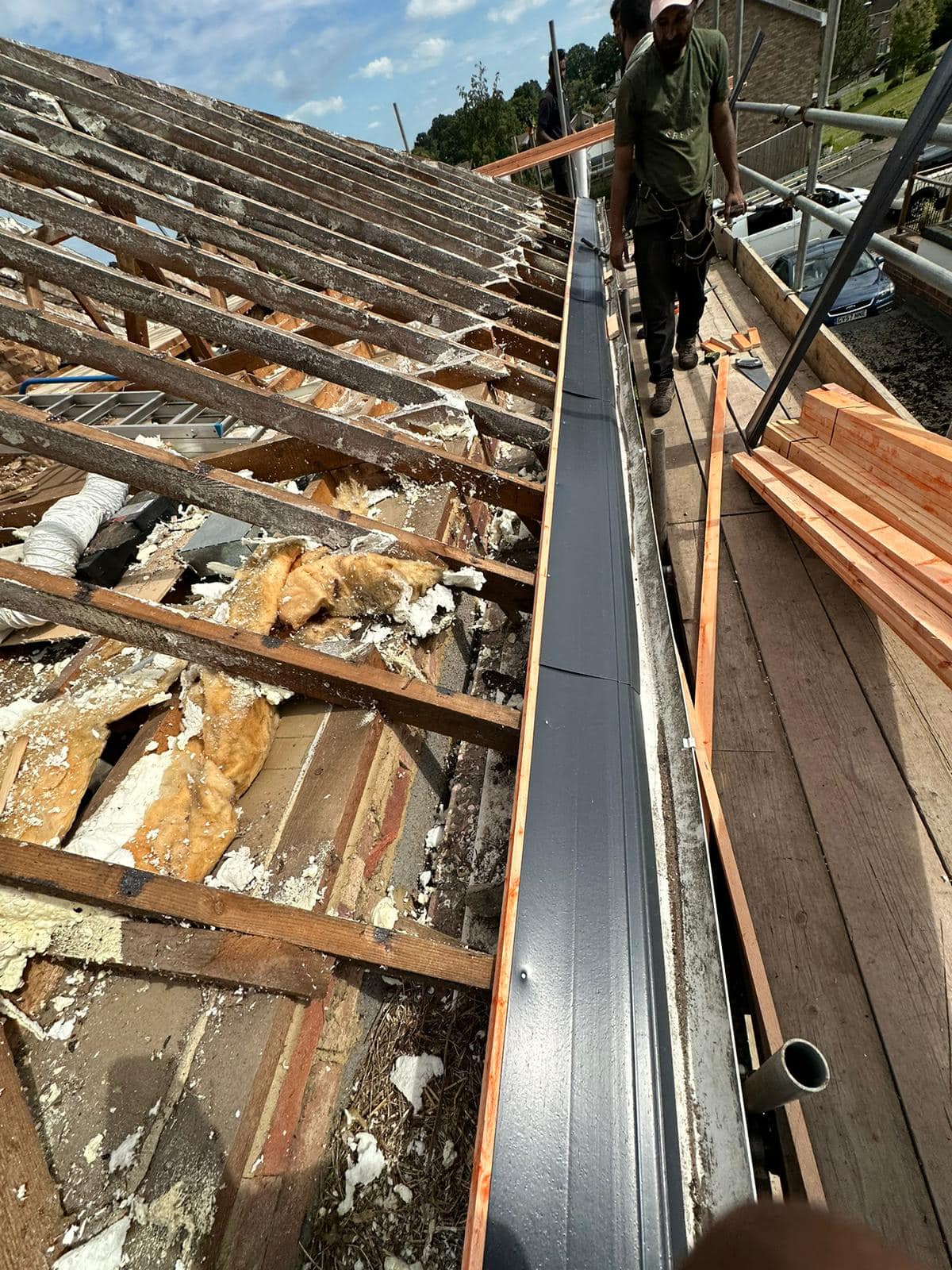 Lead flashing in Westminster