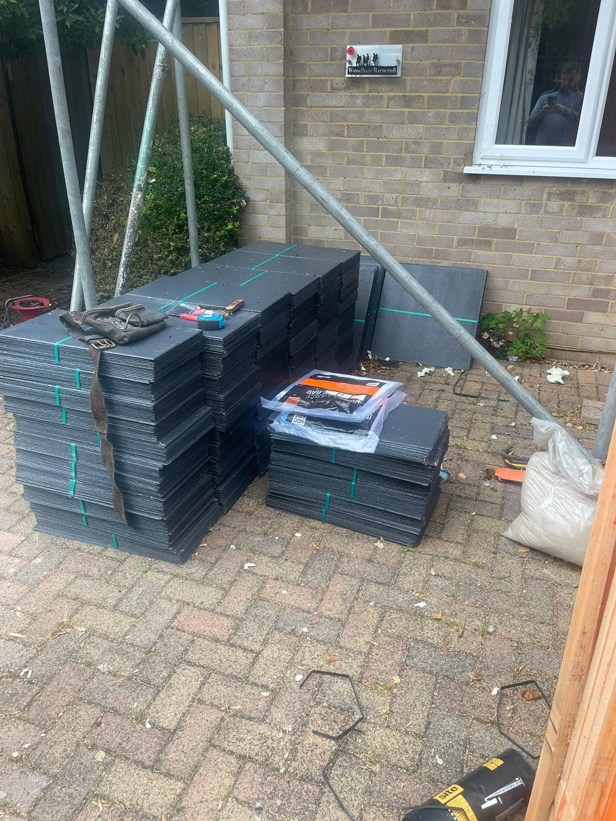 Storm damage repair in Battersea