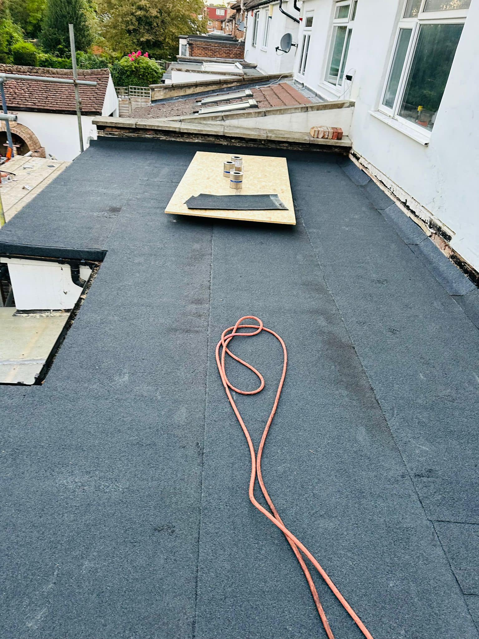 Storm damage repair in Battersea
