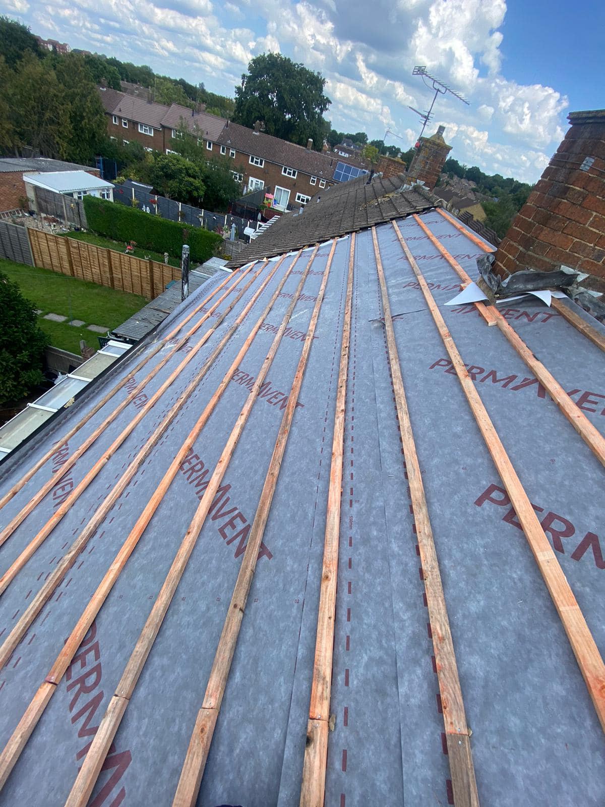 Slate roof restoration in Greenwich