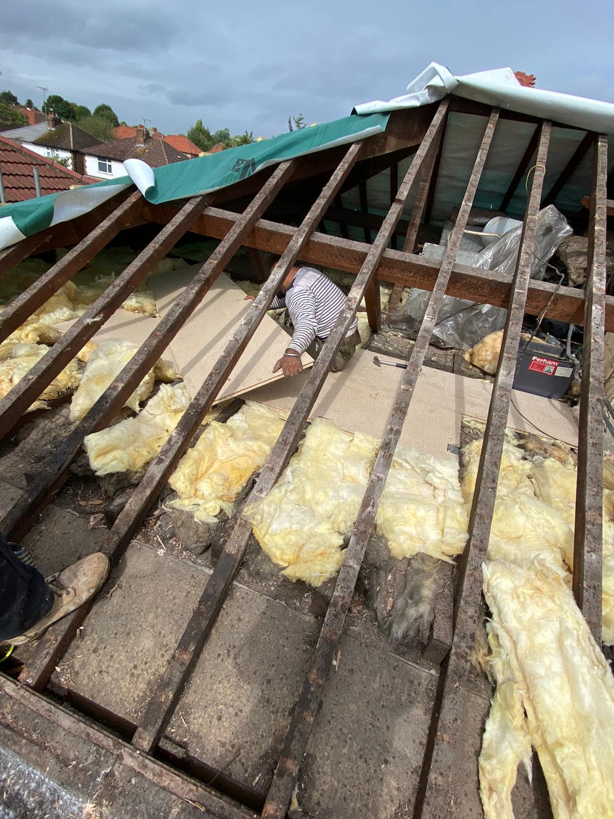 Flat roof replacement in Croydon