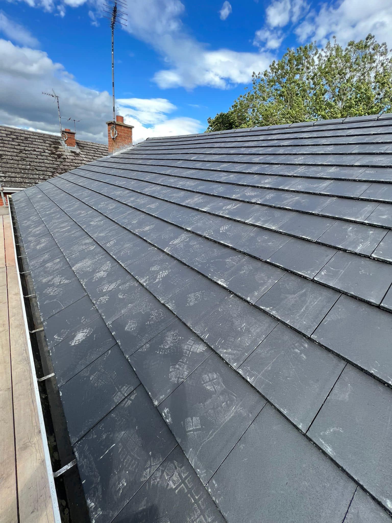 Slate roof restoration in Greenwich