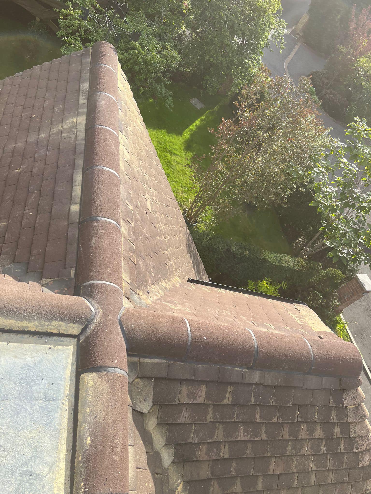 Professional roofers working on a property in London - KS Roof Master