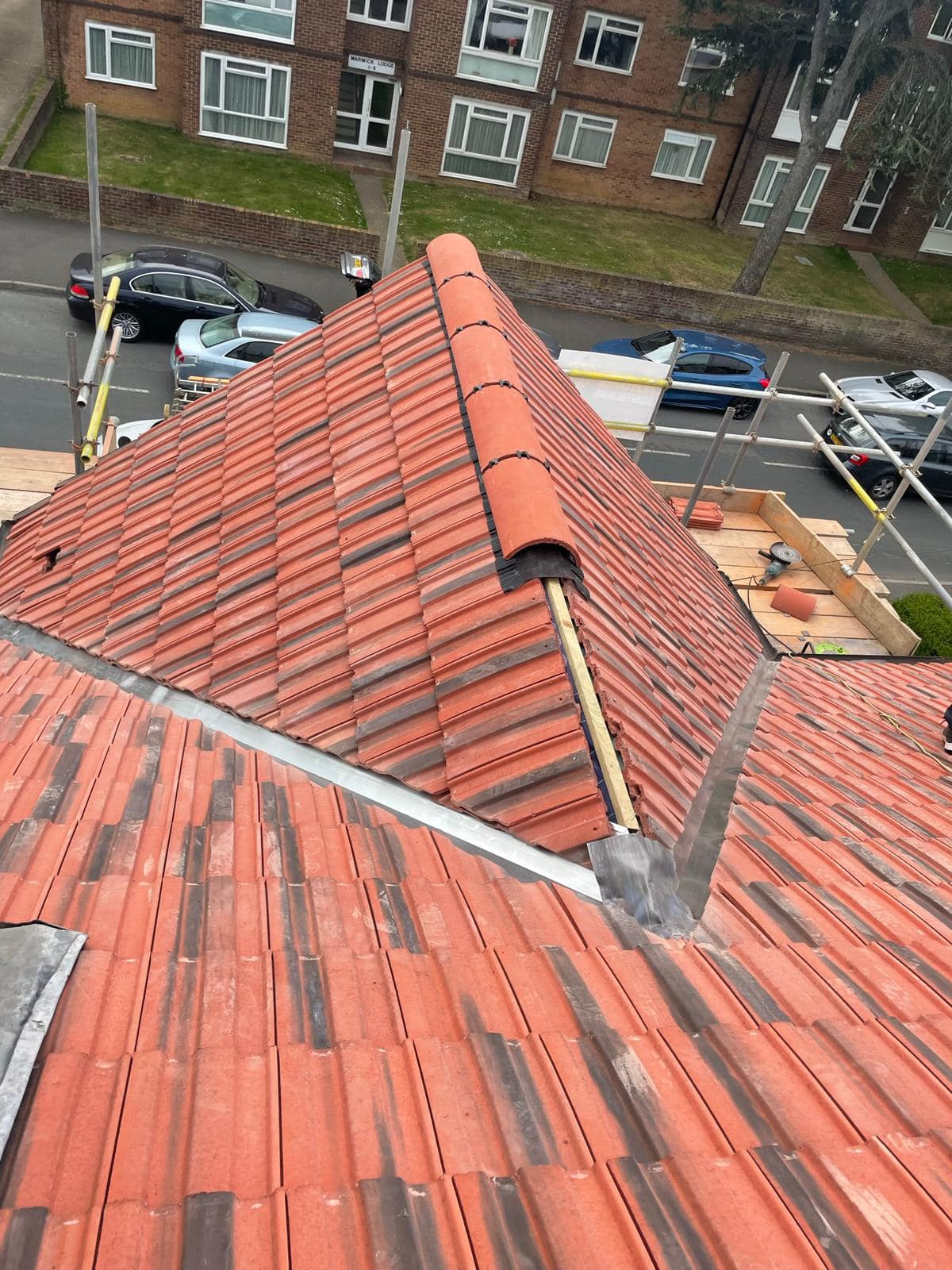 Commercial roof restoration in Canary Wharf