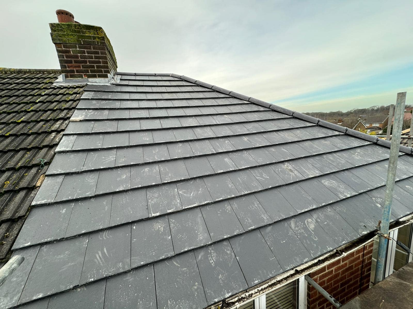 Commercial roof restoration in Canary Wharf