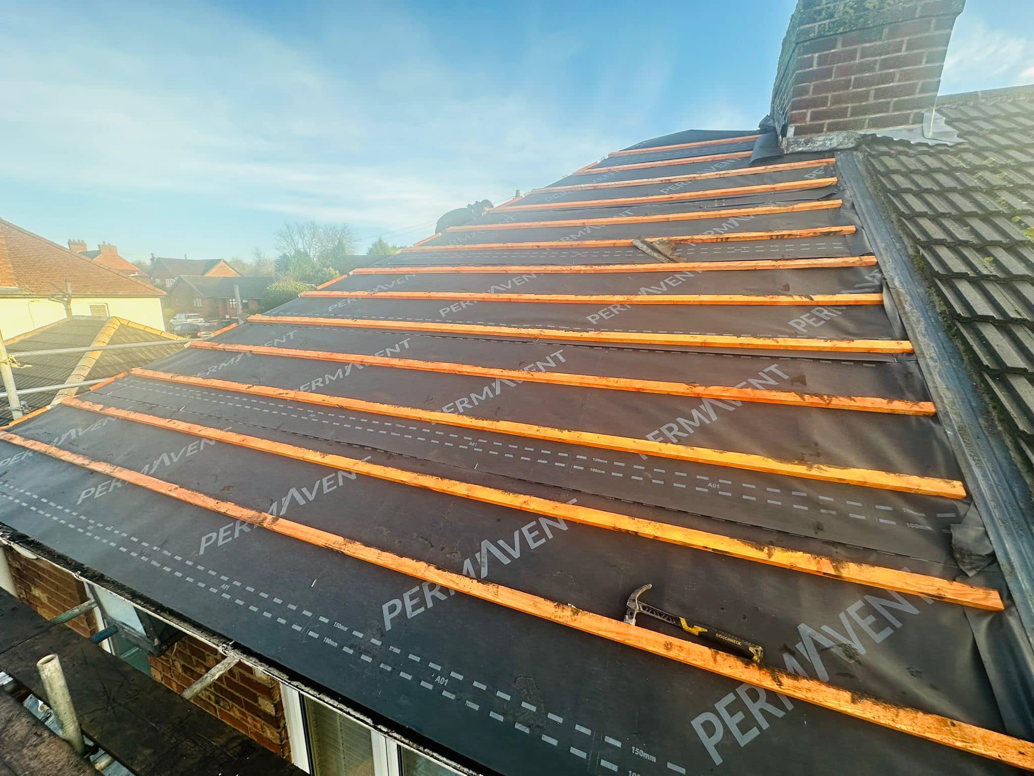 EPDM rubber roof in Stratford