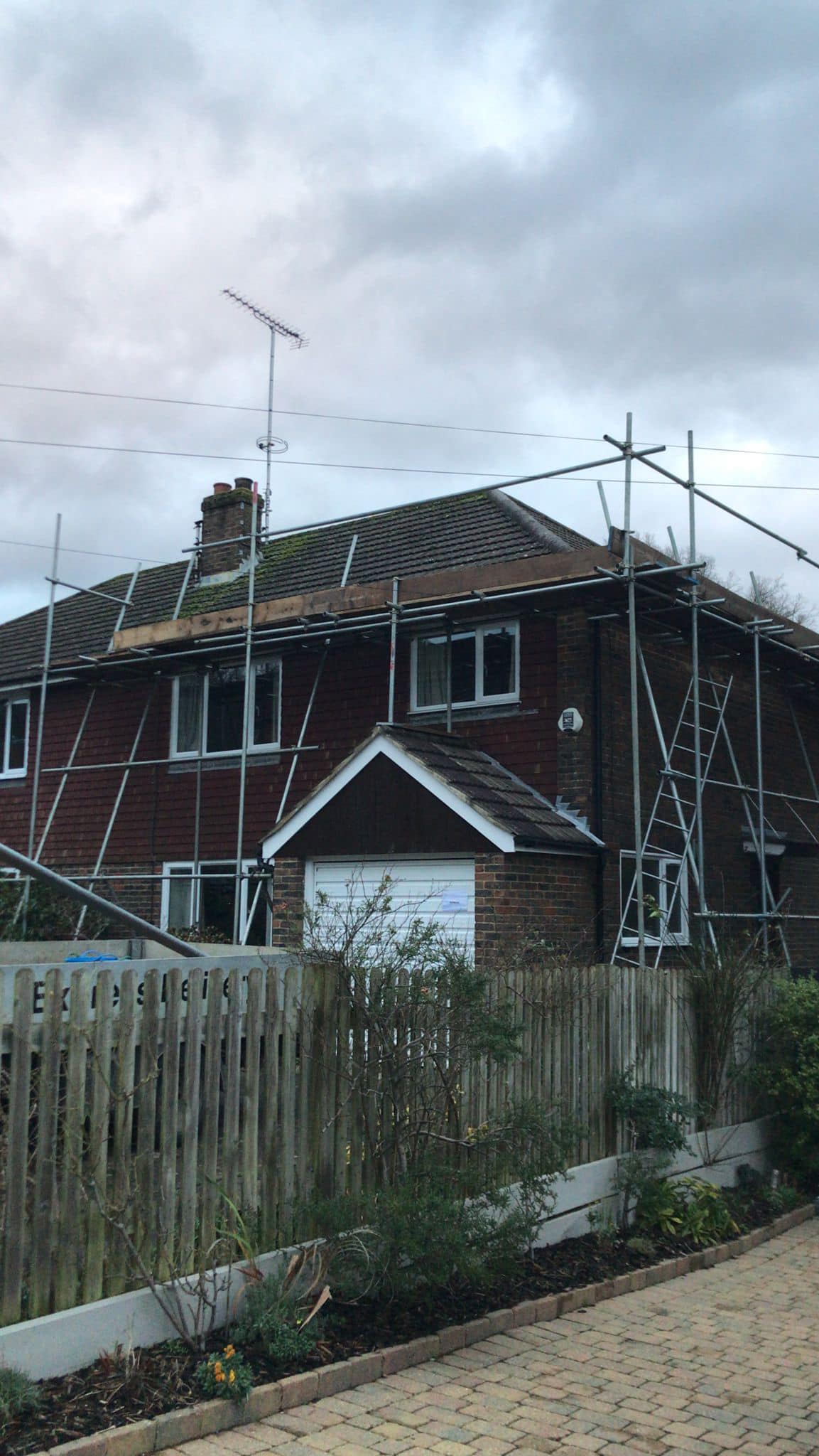 Storm damage repair in Battersea