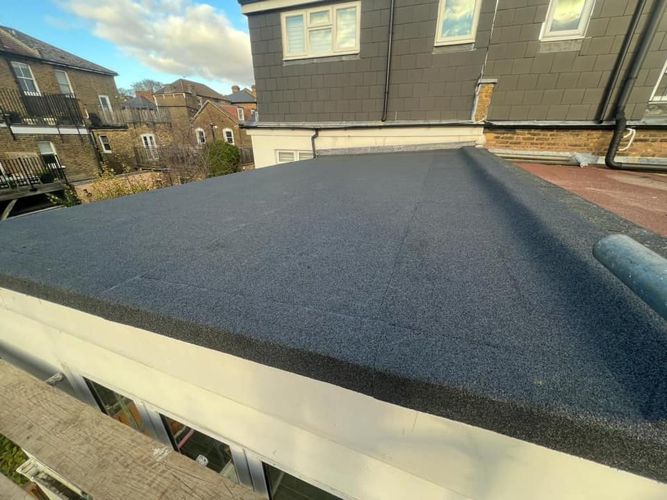 GRP fibreglass roof in Peckham