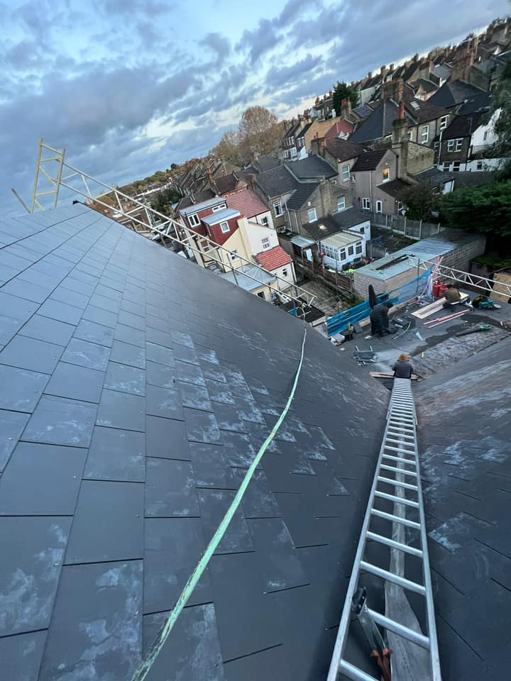 GRP fibreglass roof in Peckham