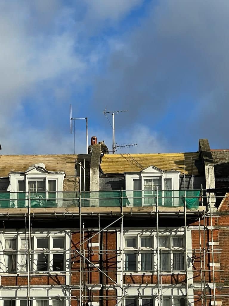 GRP fibreglass roof in Peckham