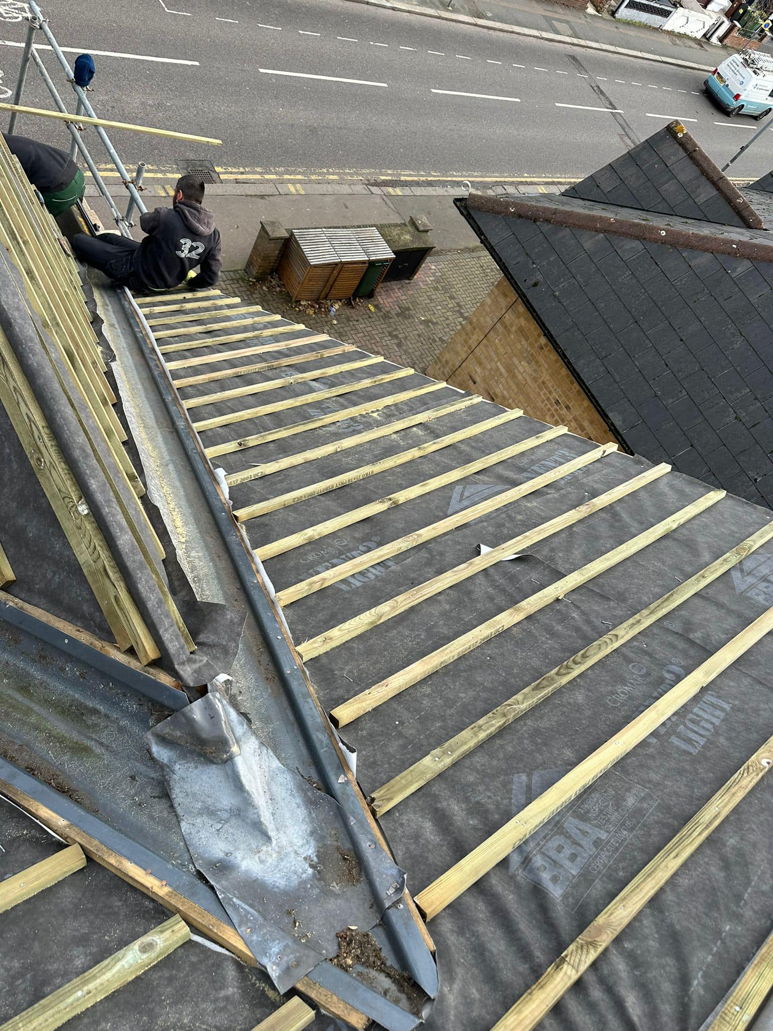 Roof survey in Kensington