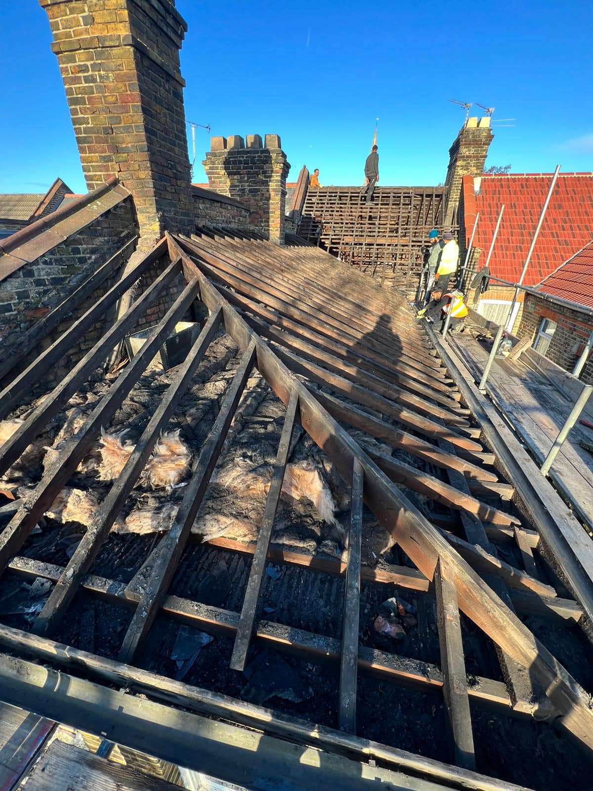 Commercial roof restoration in Canary Wharf