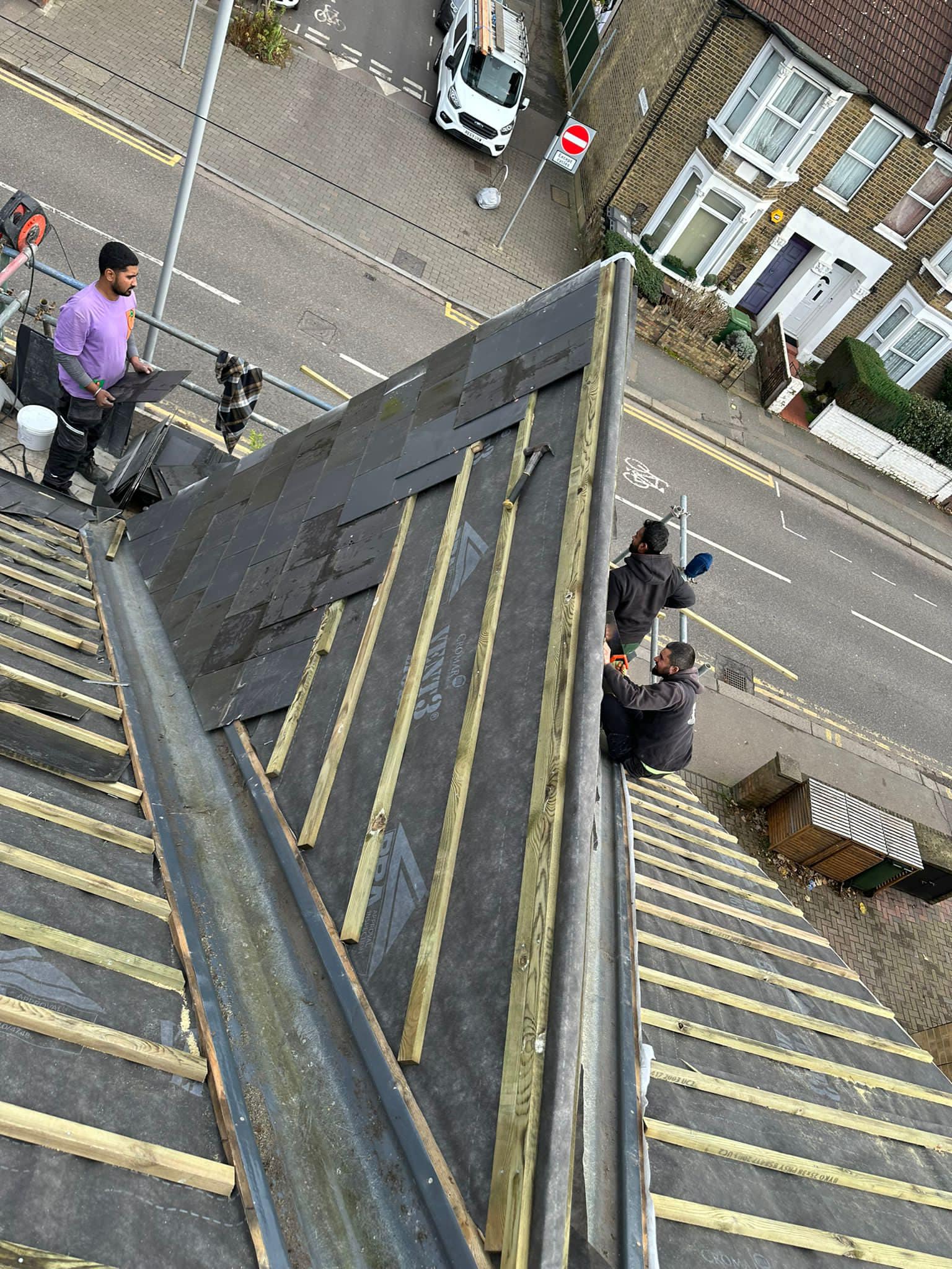 Roof survey in Kensington