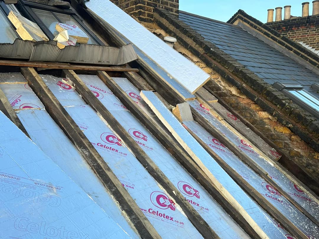 GRP fibreglass roof in Peckham