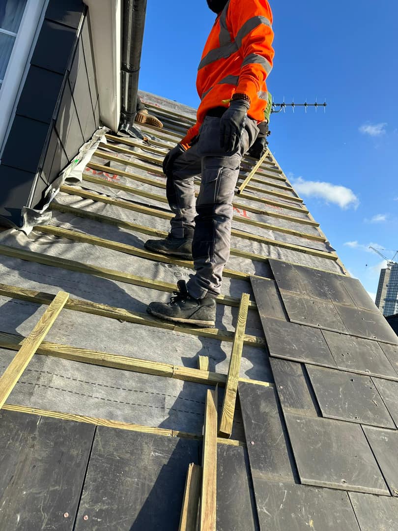 Roof repair completed in Bermondsey, South London