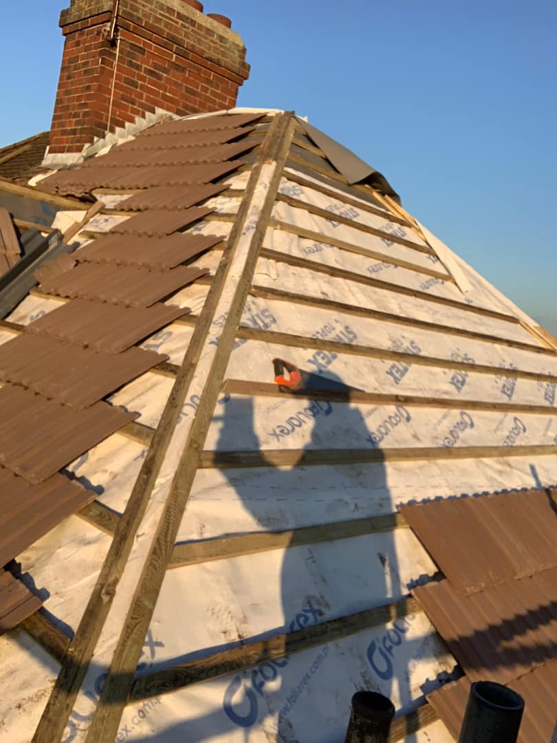 Roof repair completed in Bermondsey, South London