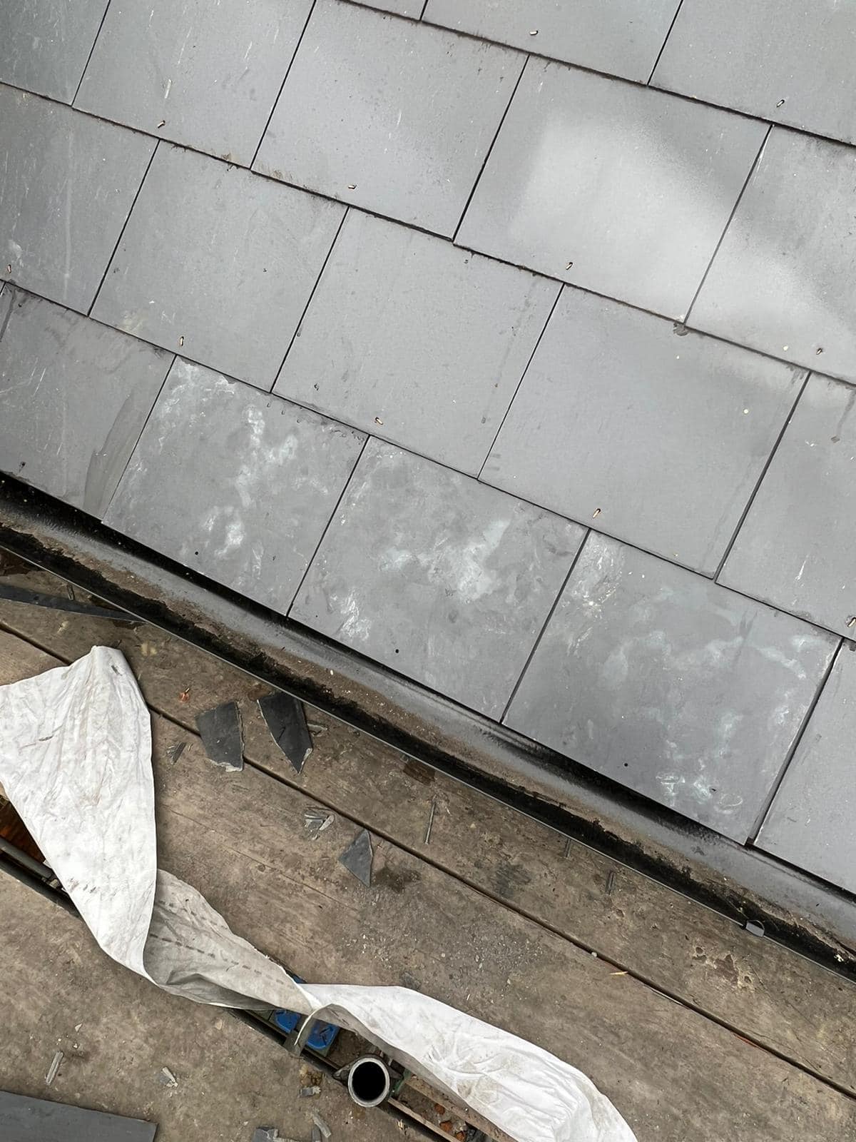 Commercial roof restoration in Canary Wharf