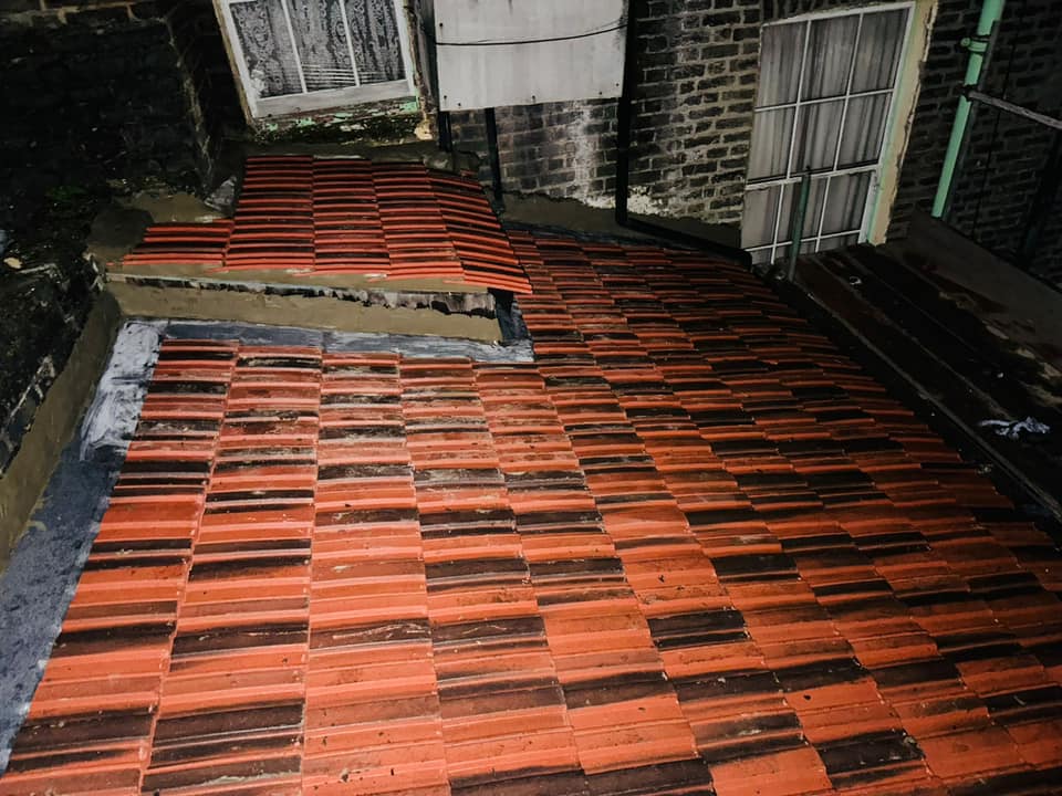 Storm damage repair in Battersea