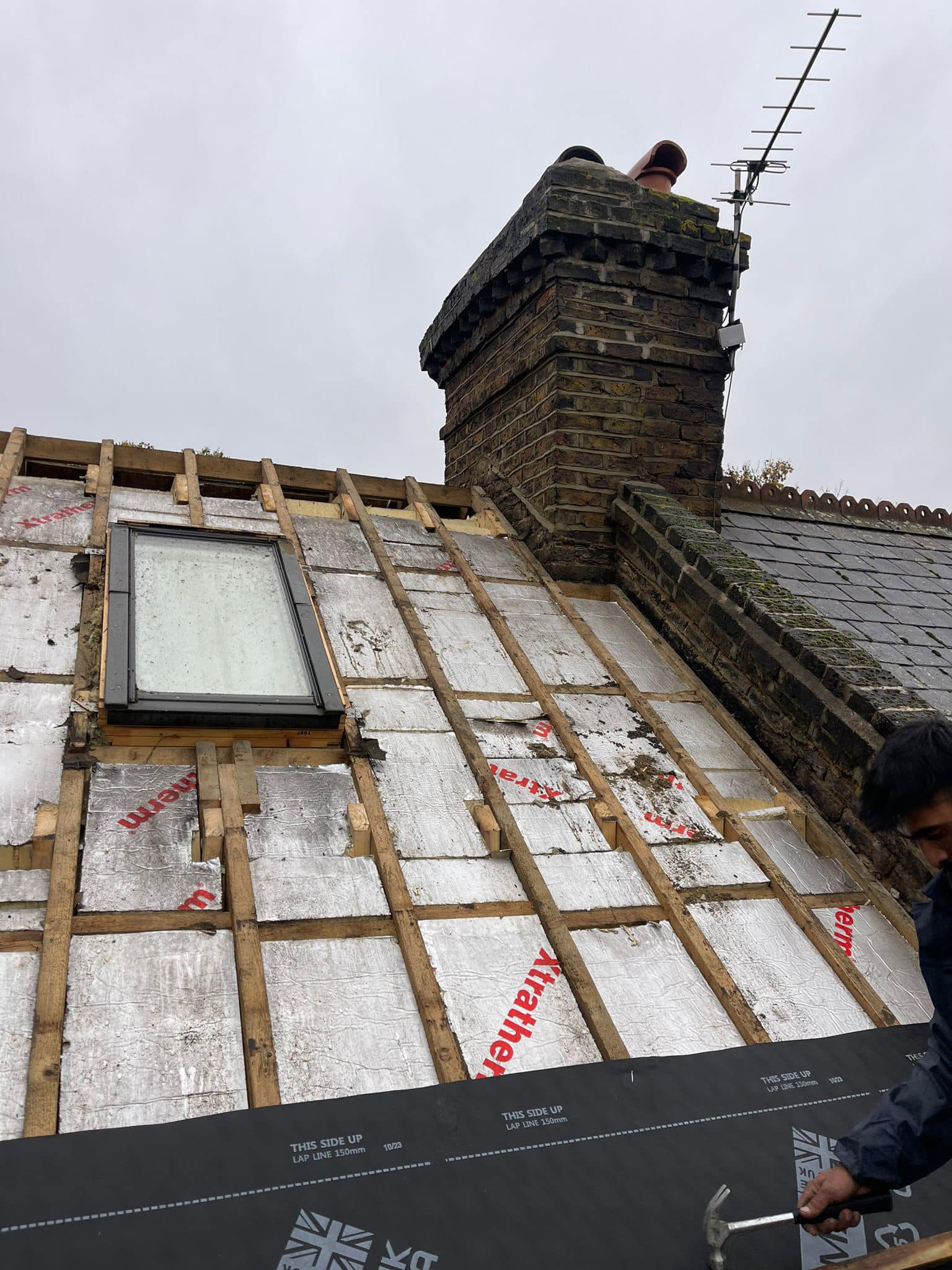 Flat roof replacement in Croydon