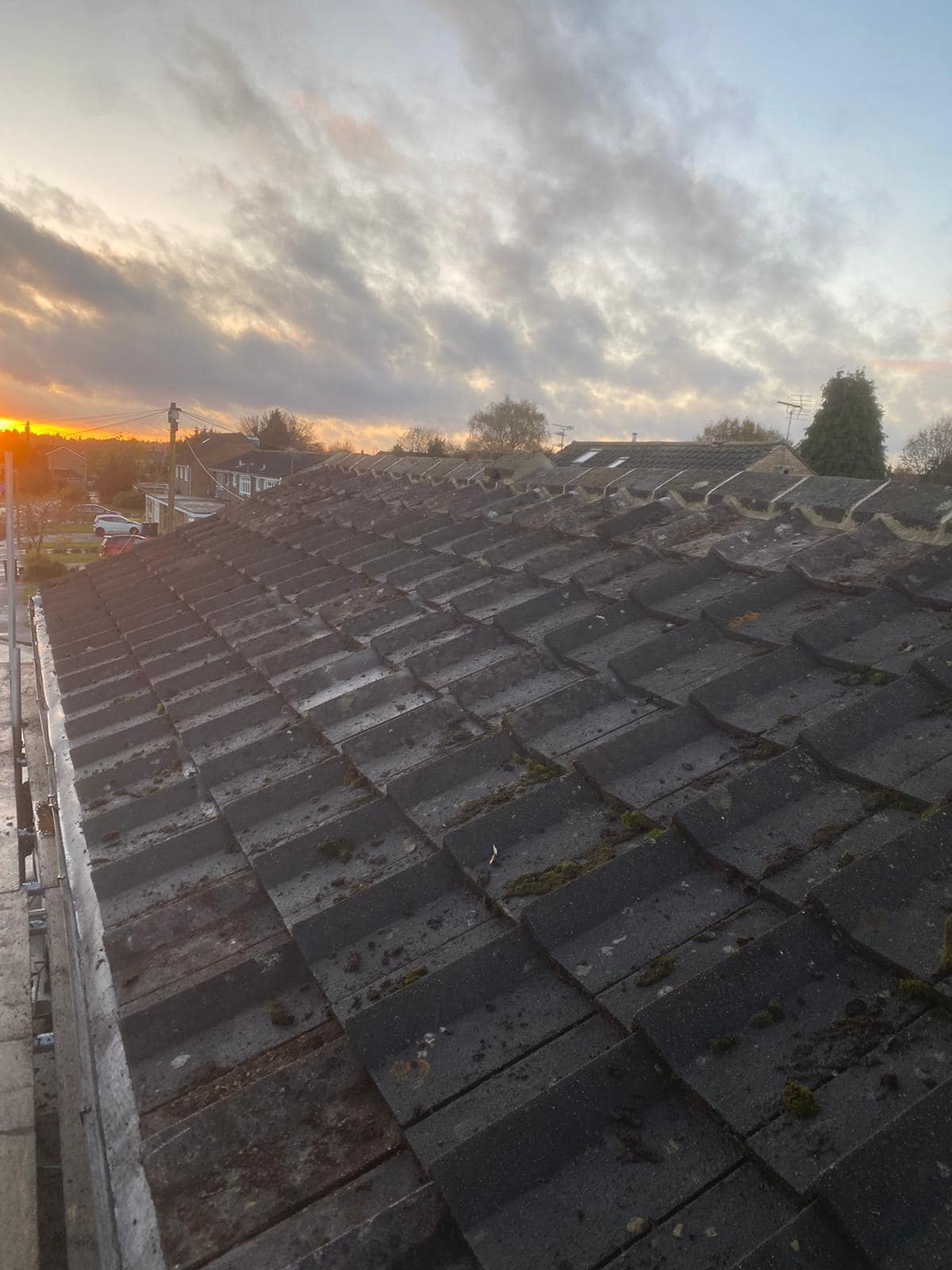 Professional roofers working on a property in London - KS Roof Master