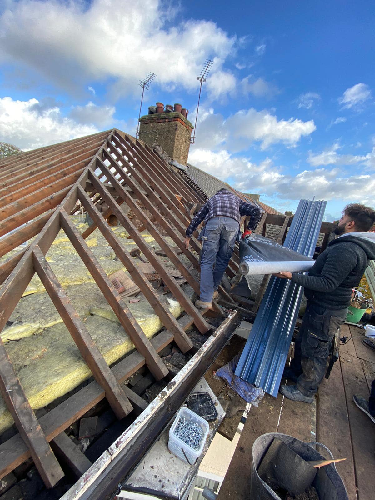 Gutter installation in Chelsea