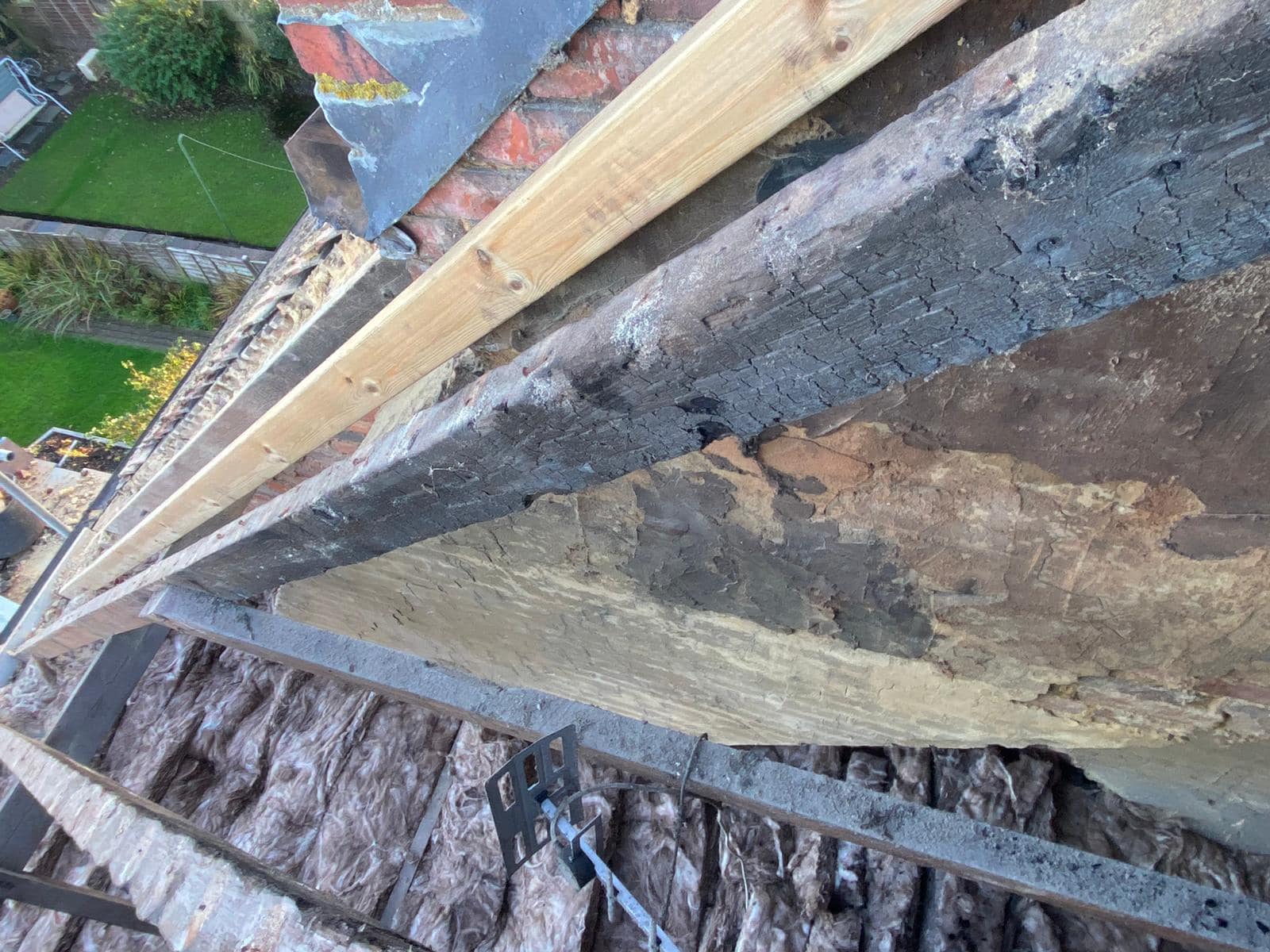 Professional roofers working on a property in London - KS Roof Master