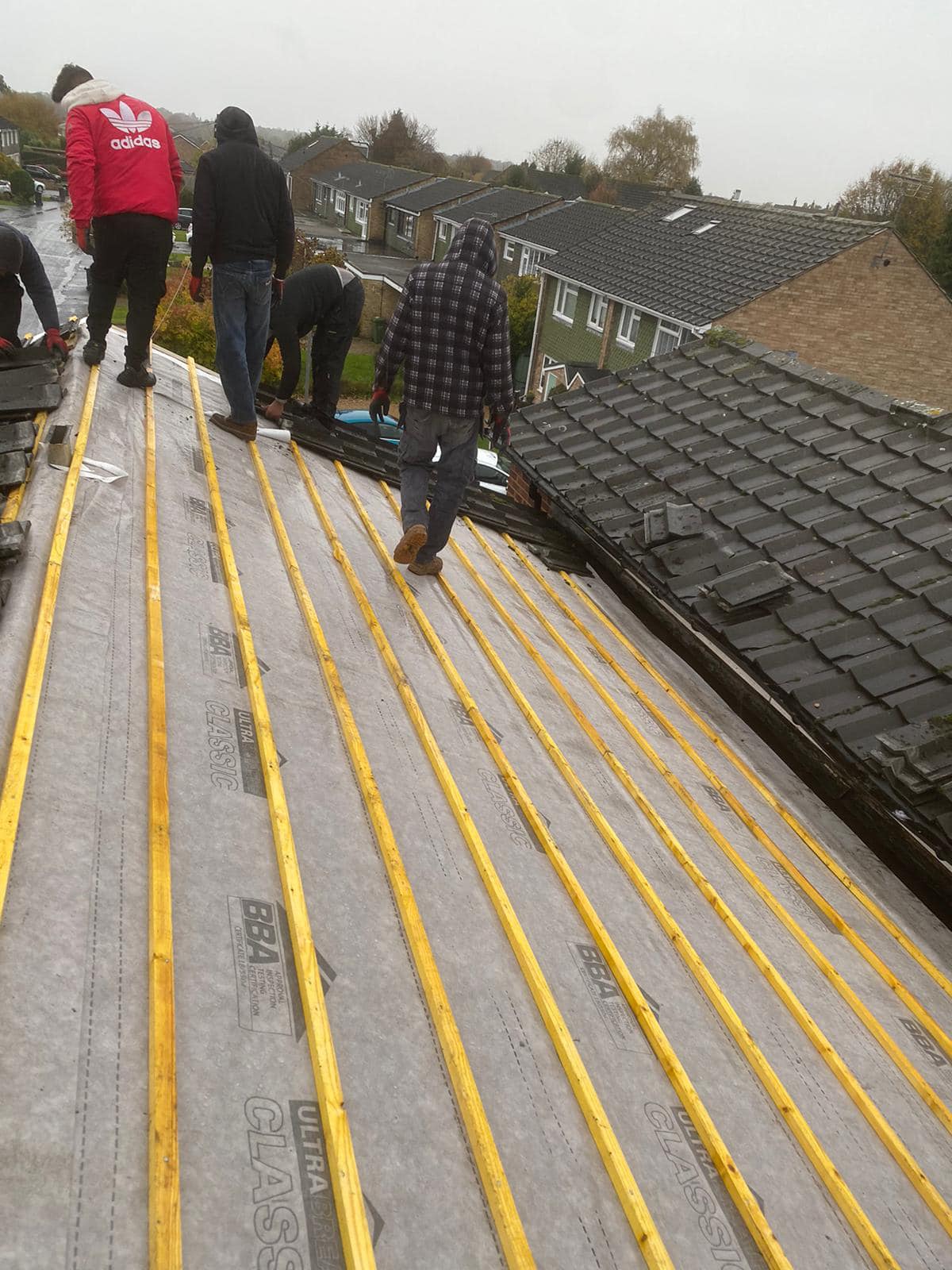 GRP fibreglass roof in Peckham