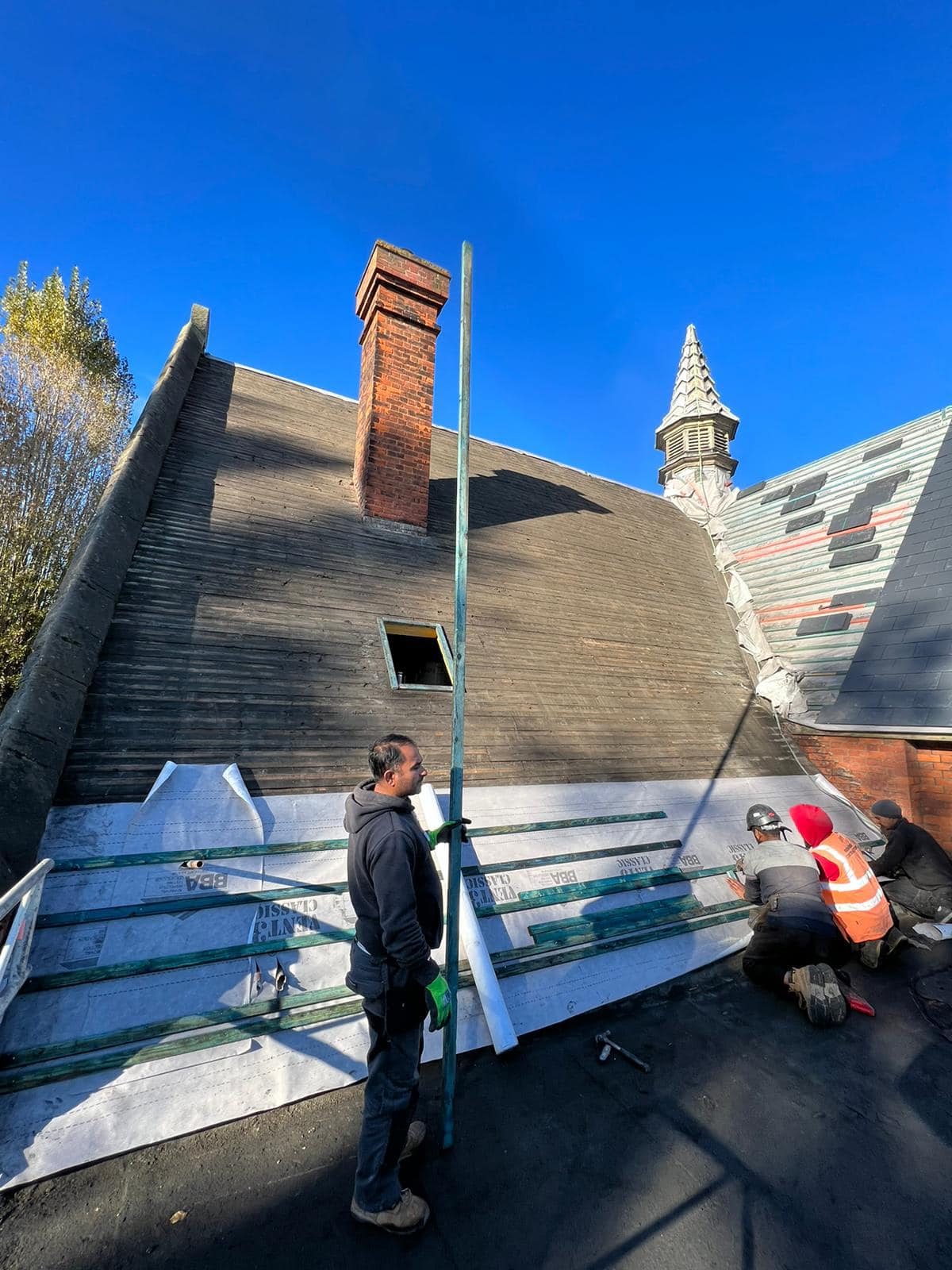 GRP fibreglass roof in Peckham