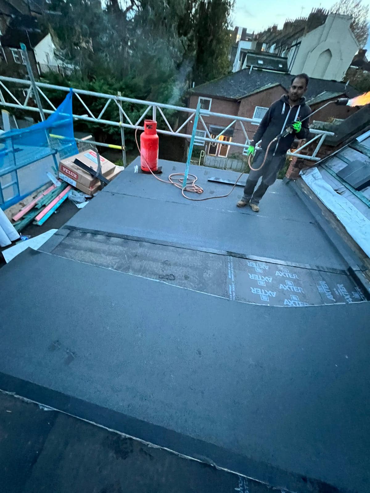 EPDM rubber roof in Stratford