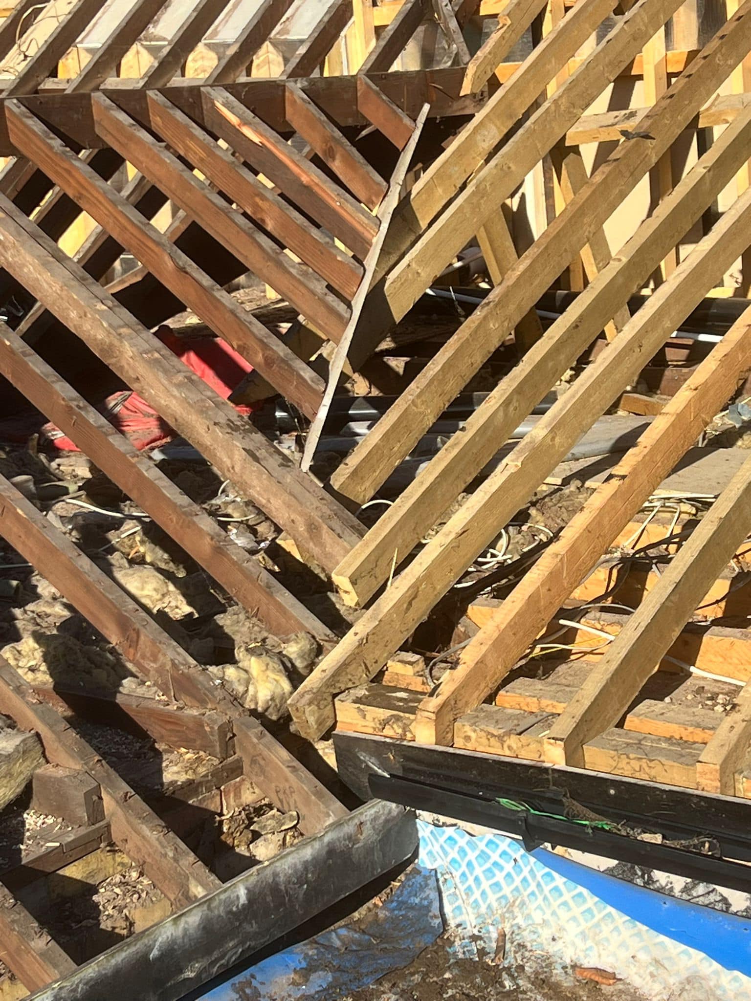 Professional roofers working on a property in London - KS Roof Master