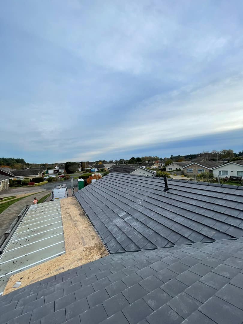 Commercial roof restoration in Canary Wharf