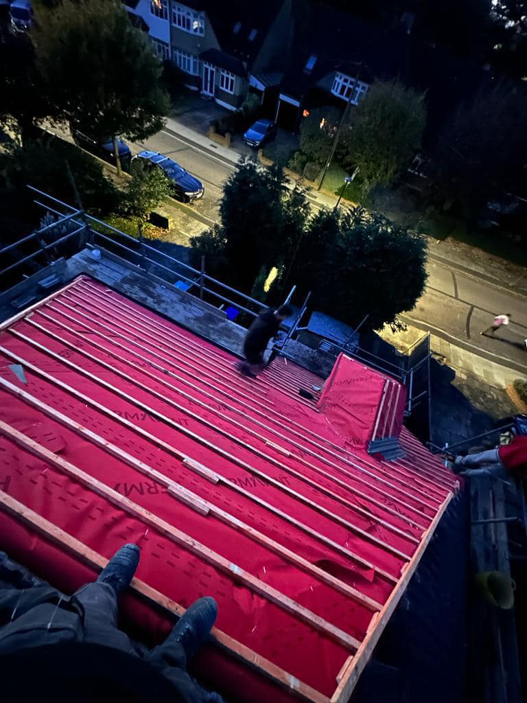 Lead flashing in Westminster