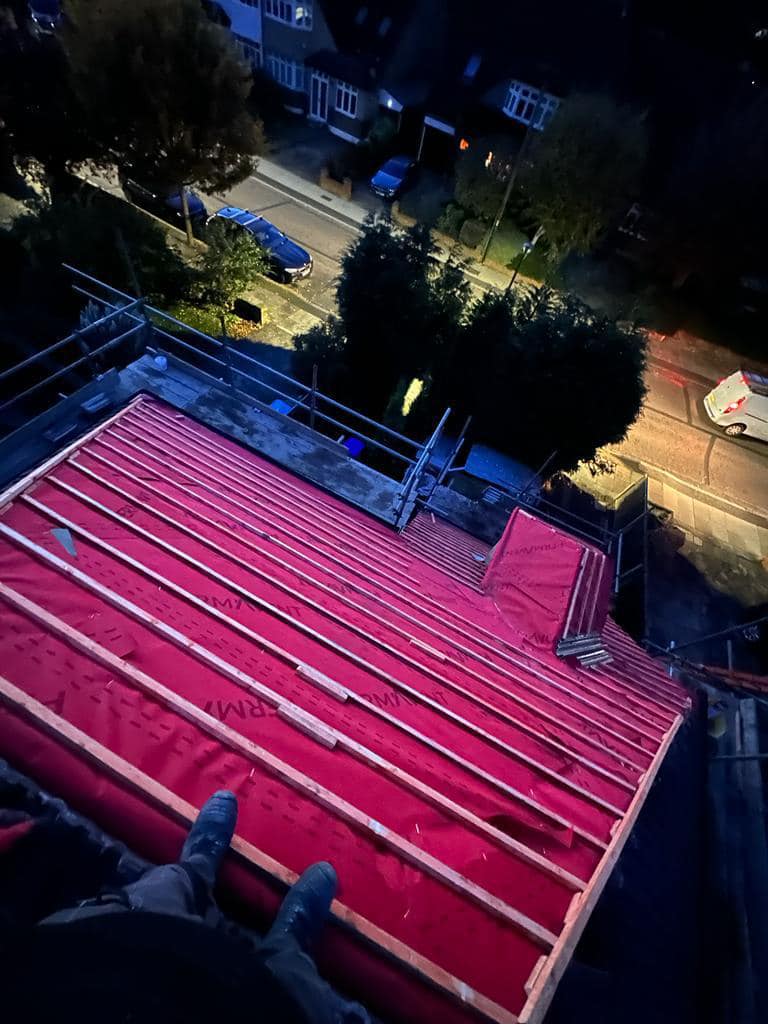 GRP fibreglass roof in Peckham