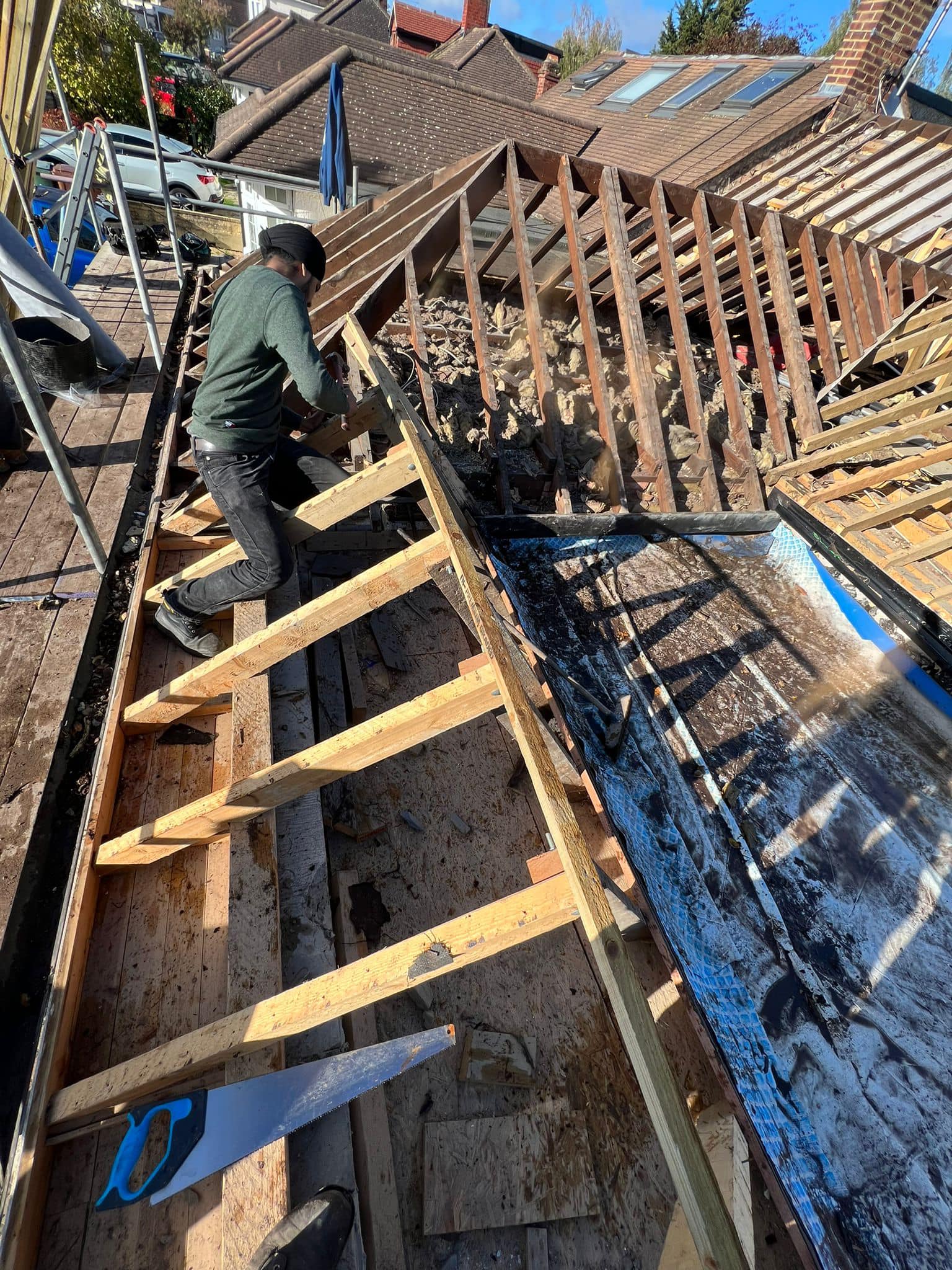 Roof survey in Kensington