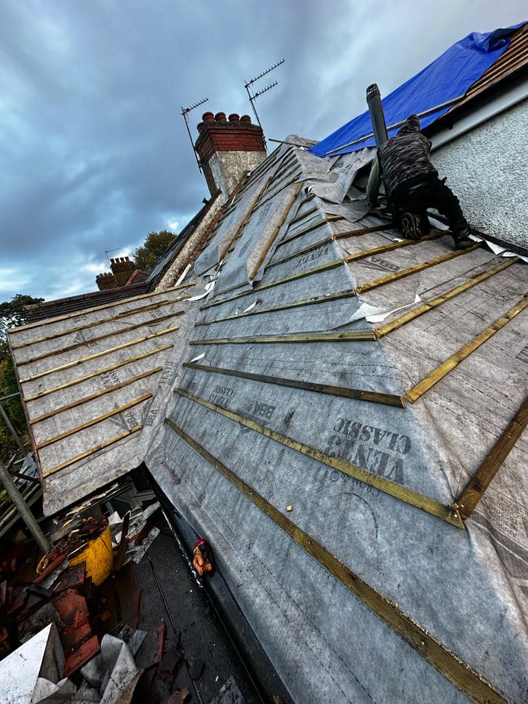 Roof waterproofing in Clapham