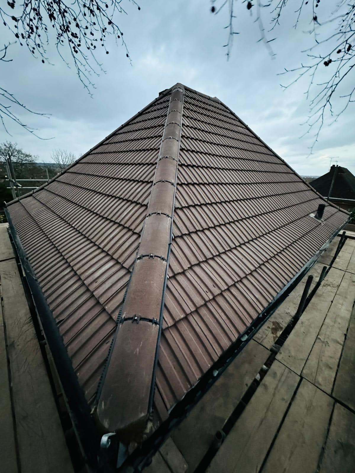 Lead flashing in Westminster