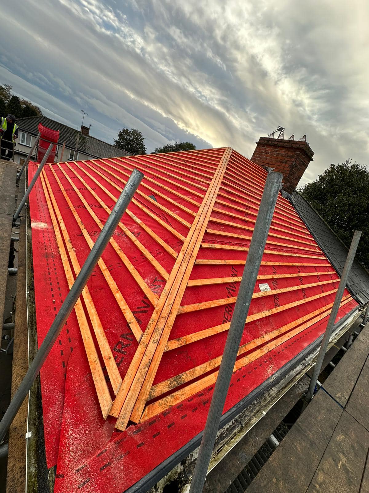 Commercial roof restoration in Canary Wharf